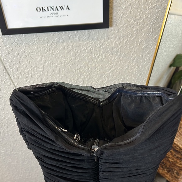 HOUSE OF CB 'Sofia' Black Mesh Strapless Maxi Dress NWOT - Picture 16 of 17